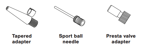 Included adapters